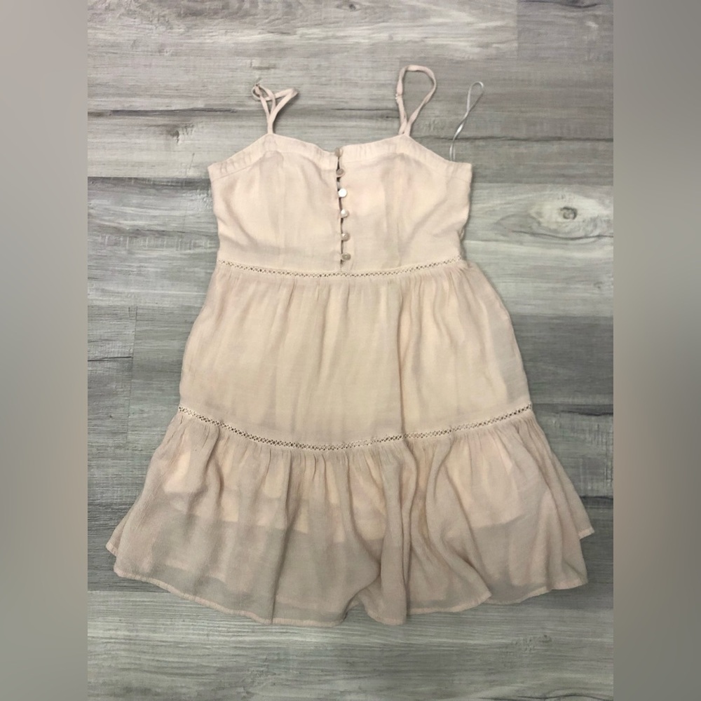 🎉 3 for 20 Love Tree Light Peach Mini Dress